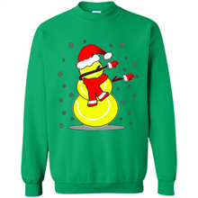 Load image into Gallery viewer, Tennis Dabbing Snowman Christmas Funny