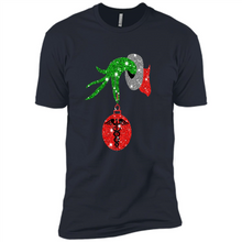 Load image into Gallery viewer, Grinch Hand holding Nurse ornament Christmas