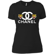 Load image into Gallery viewer, Tiger Chanel Logo Funny shirt Ladies' Boyfriend Shirt DORABLE SHIRT