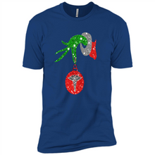 Load image into Gallery viewer, Grinch Hand holding Nurse ornament Christmas (1)