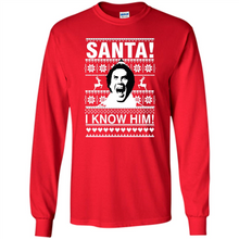 Load image into Gallery viewer, ELF santa I know him Christmas