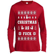 Load image into Gallery viewer, Humping deer Christmas as fuck sweater