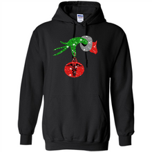 Load image into Gallery viewer, Grinch Hand holding Nurse ornament Christmas