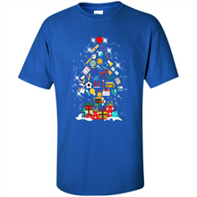 Load image into Gallery viewer, Greate Science Teacher Shirt Merry Christmas Tree Science Tools Funny Gift Book Lovers (1)