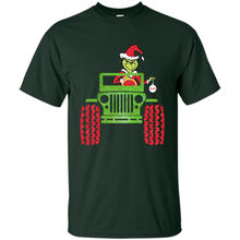 Load image into Gallery viewer, Grinch Driving Jeep Christmas