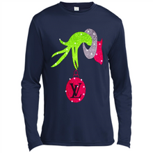 Load image into Gallery viewer, Grinch hand holding logo Louisvuitton