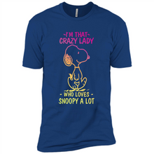 Load image into Gallery viewer, I'm That Crazy Lady Who Loves Snoopy A Lot