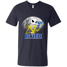 Load image into Gallery viewer, Jack Skellington Halloween Shirt For St.-louis-blues Fans