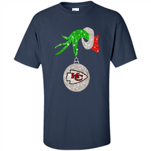 Load image into Gallery viewer, Kansas City Chiefs Glitter Grinch Monogram Ornament Christmas Gift