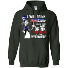 Load image into Gallery viewer, The Cat In The Hat I Will Drink Coors Light Here Or There I Will Drink Coors Light Everywhere
