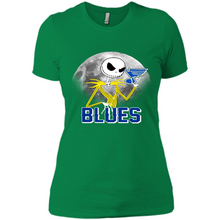 Load image into Gallery viewer, Jack Skellington Halloween Shirt For St.-louis-blues Fans