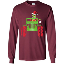 Load image into Gallery viewer, Grinch Driving Jeep Christmas