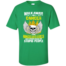 Load image into Gallery viewer, Walk Away I Am A Cancer Vintage Skull