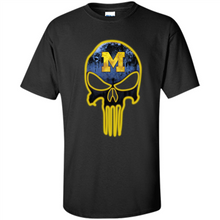 Load image into Gallery viewer, Michigan Wolverines Football The Punisher Skull