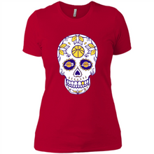 Load image into Gallery viewer, Los Angeles Lakers Basketball Sugar Skull Day of the Dead