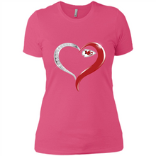 Load image into Gallery viewer, Kansas City Chiefs in Diamond Heart