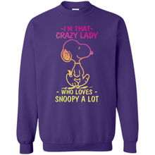 Load image into Gallery viewer, I'm That Crazy Lady Who Loves Snoopy A Lot