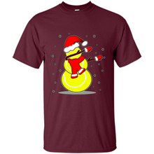 Load image into Gallery viewer, Tennis Dabbing Snowman Christmas Funny