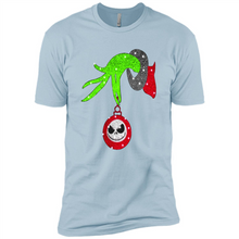 Load image into Gallery viewer, Grinch hand holding Jack Skellington