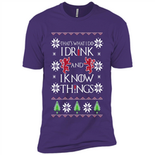 Load image into Gallery viewer, That’s What I Do I Drink And I Know Things Christmas sweater