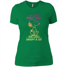Load image into Gallery viewer, I'm That Crazy Lady Who Loves Snoopy A Lot