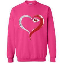 Load image into Gallery viewer, Kansas City Chiefs in Diamond Heart