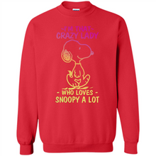 Load image into Gallery viewer, I'm That Crazy Lady Who Loves Snoopy A Lot