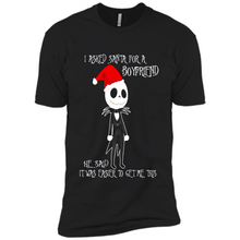 Load image into Gallery viewer, I Asked Santa For A Boyfriend Jack Skellington Christmas sweater