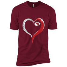 Load image into Gallery viewer, Kansas City Chiefs in Diamond Heart