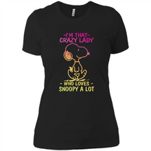 Load image into Gallery viewer, I'm That Crazy Lady Who Loves Snoopy A Lot
