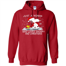 Load image into Gallery viewer, Just a Woman who loves Snoopy and Christmas