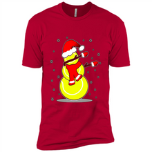Load image into Gallery viewer, Tennis Dabbing Snowman Christmas Funny