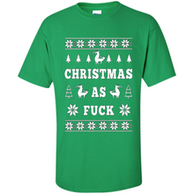 Load image into Gallery viewer, Humping deer Christmas as fuck sweater