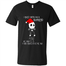 Load image into Gallery viewer, I Asked Santa For A Boyfriend Jack Skellington Christmas sweater