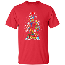 Load image into Gallery viewer, Greate Science Teacher Shirt Merry Christmas Tree Science Tools Funny Gift Book Lovers (1)