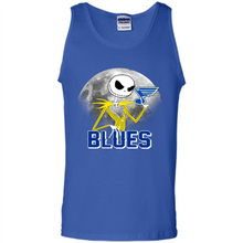 Load image into Gallery viewer, Jack Skellington Halloween Shirt For St.-louis-blues Fans