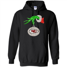Load image into Gallery viewer, Kansas City Chiefs Glitter Grinch Monogram Ornament Christmas Gift