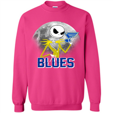 Load image into Gallery viewer, Jack Skellington Halloween Shirt For St.-louis-blues Fans