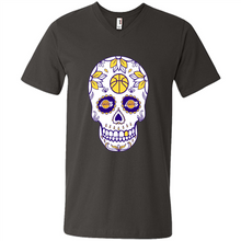 Load image into Gallery viewer, Los Angeles Lakers Basketball Sugar Skull Day of the Dead