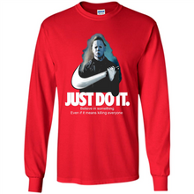 Load image into Gallery viewer, Michael Myers Nike Just Do It