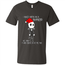Load image into Gallery viewer, I Asked Santa For A Boyfriend Jack Skellington Christmas sweater