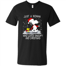 Load image into Gallery viewer, Just a Woman who loves Snoopy and Christmas