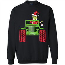 Load image into Gallery viewer, Grinch Driving Jeep Christmas