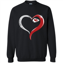 Load image into Gallery viewer, Kansas City Chiefs in Diamond Heart
