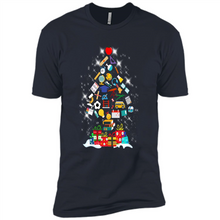 Load image into Gallery viewer, Greate Science Teacher Shirt Merry Christmas Tree Science Tools Funny Gift Book Lovers (1)
