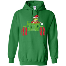 Load image into Gallery viewer, Grinch Driving Jeep Christmas