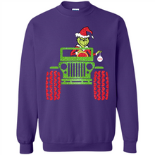 Load image into Gallery viewer, Grinch Driving Jeep Christmas