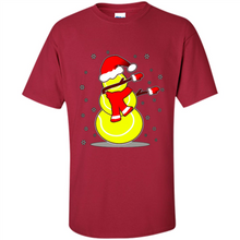 Load image into Gallery viewer, Tennis Dabbing Snowman Christmas Funny