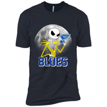 Load image into Gallery viewer, Jack Skellington Halloween Shirt For St.-louis-blues Fans