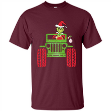 Load image into Gallery viewer, Grinch Driving Jeep Christmas